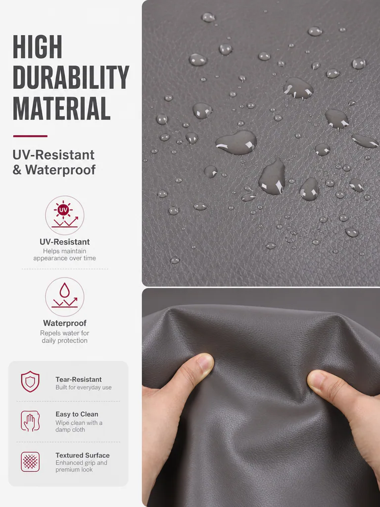 Faux leather durability and care