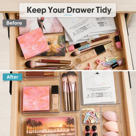 Clear drawer organizer core benefits