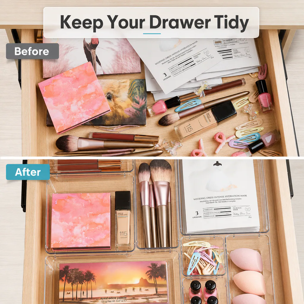 Clear drawer organizer core benefits