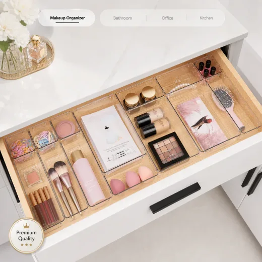Drawer organizers for home and office