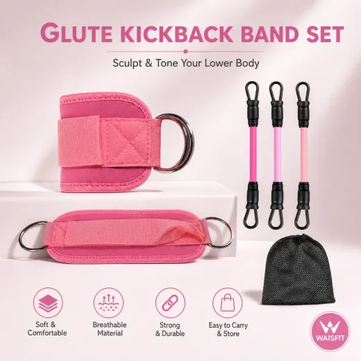 3-Level Ankle Resistance Band Set