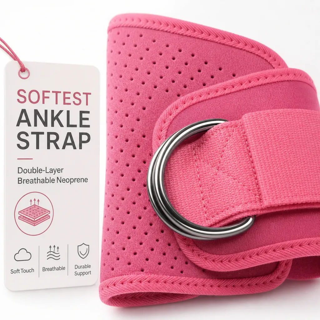 Padded ankle strap detail