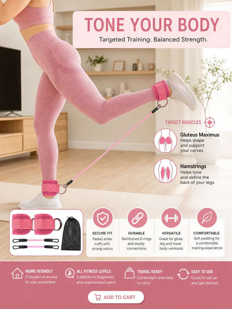 Lower-body resistance band exercise