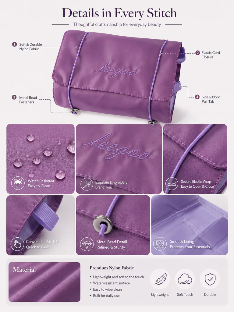 4-in-1 Detachable Travel Cosmetic Bag product detail 5