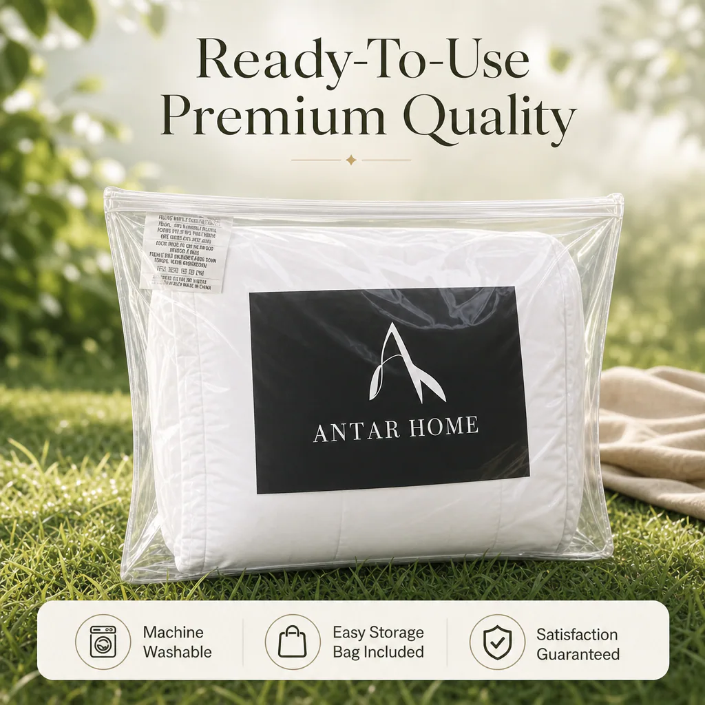 Down blend comforter packaging