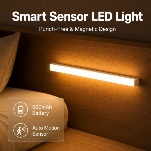 6-Pack Rechargeable Motion Sensor Lights