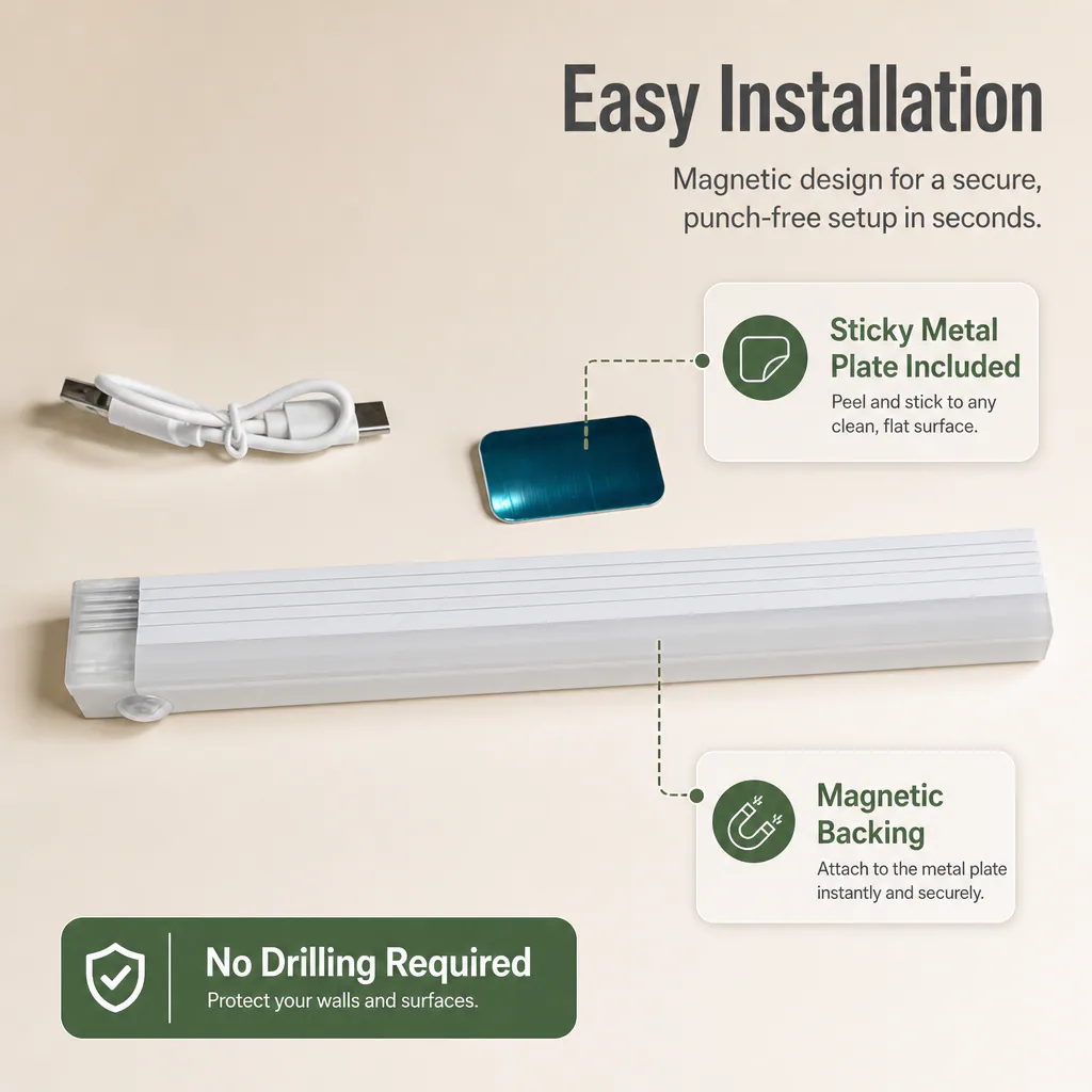 6-Pack Rechargeable Motion Sensor Lights feature 4
