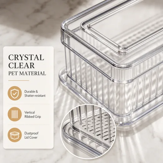 Food-grade PET container detail