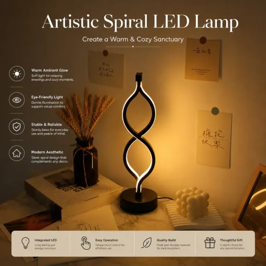 Modern Dual Color Temperature Table Lamp